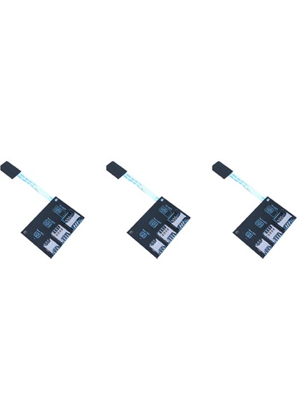 3x 2730 Harici Nano Sım Aktivasyon Araçları Dönüştürücü Akıllı Kart Ic Kart Uzatma 4ın1 Adaptör Kiti Için (Yurt Dışından)