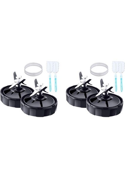Blender Için 4x 7 Kanatlı Bıçaklar, Otomatik Iq BL682 BL480 BL640 NN102, Vb Için Bıçak (Yurt Dışından)