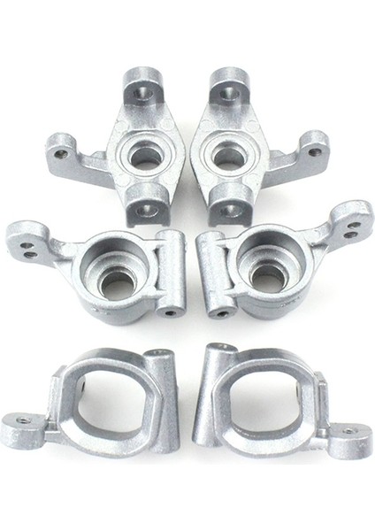 6 Adet Metal Ön Arka Tekerlek Direksiyon Kupası C Hub Taşıyıcı 144001 144002 1/14 Rc Araba Yedek Parça Aksesuarları (Yurt Dışından)