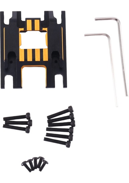 Metal Kızak Plakası Şanzıman Dağı 9736 TRX4M 1/18 Rc Paletli Araba Yükseltme Parçaları Aksesuarları, C (Yurt Dışından)