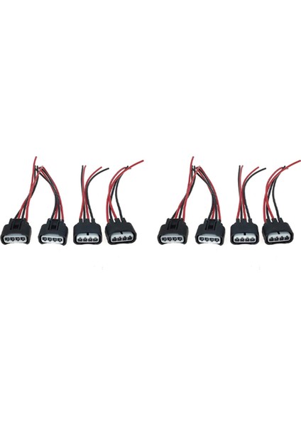 8pcs Ateşleme Bobini Dişi Konnektör Fişi Kablo Demeti Pigtail HS250H Için 2AZFE1ZZFE (Yurt Dışından)