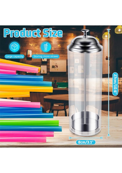 Saman Dağıtıcı Tutucu - Mutfak Süt Kahve Dükkanı Için Içme Saman Tutucu Plastik Saman Tutucu, Saman Dağıtıcı (Yurt Dışından)