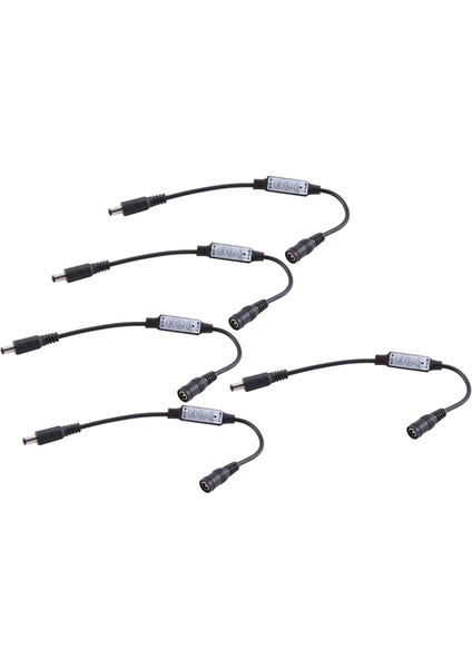 5x Mini Uzaktan Kumanda 12A 12V-24V LED Bant Şeritleri Için Dimmer Tek Renkli Denetleyici (Yurt Dışından)