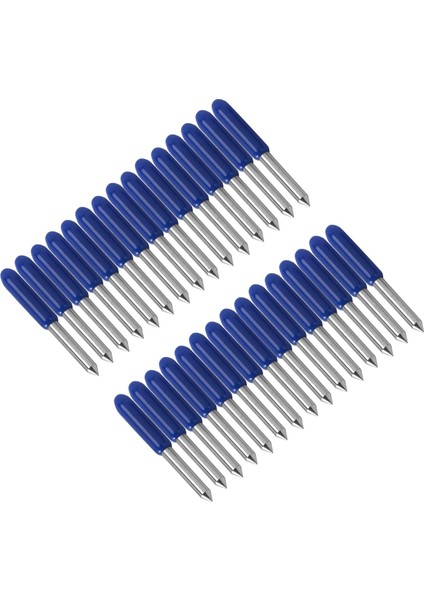 30 Adet 60 Derece Çizim Kesici Vinil Bıçak Kesici Bıçak Makinesi Freze Kesici Oyma Aracı (Yurt Dışından)