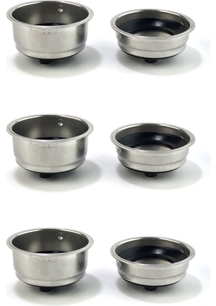 Dostu Ayrılabilir Paslanmaz Çelik Kahve Filtresi Sepeti Süzgeç Ev Ofis Için Kahve Makinesi Aksesuarları (6 Paket) (Yurt Dışından)