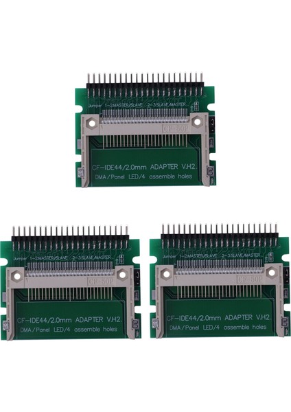 3x Ide 44 Pin Erkek - Kompakt Flaş Erkek Adaptör Konnektörü (Yurt Dışından)