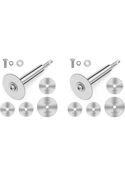 2x Pvc Boru Iç Kesici, 8 Adet Testere Bıçaklı, 1/4 Inç Altıgen Çubuklu Plastik Boru Kesici (Yurt Dışından)