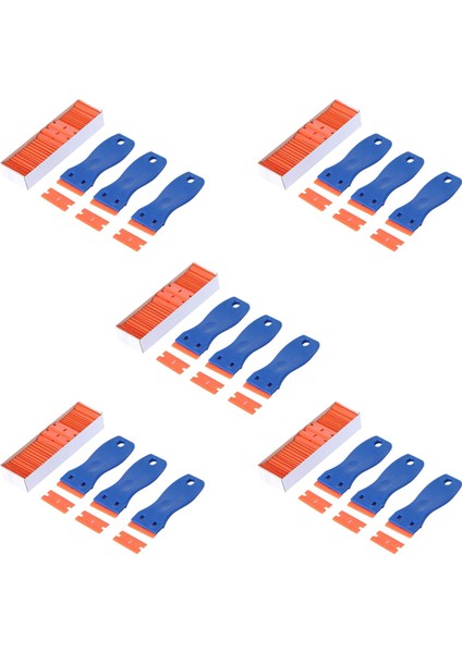 15 Adet Plastik Bıçak Kazıyıcılar ve 500 Adet 1.5 Inç Çift Kenarlı Plastik Bıçaklar Otomatik Pencere Vinil Aracı (Yurt Dışından)