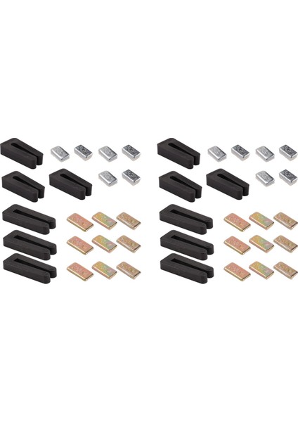 12 Takım Tavan Vantilatörü Kanat Dengeleme Kiti Fan Ağırlık Dengeleme Kiti Kendinden Yapışkanlı Metal 5g Ağırlık ve 3g Ağırlık Içerir (Yurt Dışından)