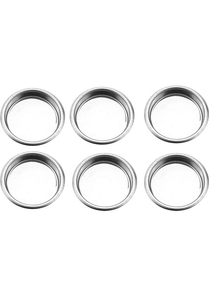 6X58MM Kahve Makinesi Boş Filtre/paslanmaz Çelik Geri Yıkama Me Kör Kase Kahve Makinesi Aksesuarları (Yurt Dışından)