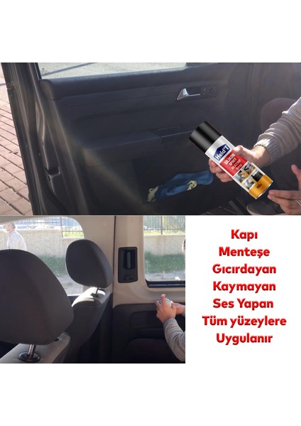 Held't Genel Amaçlı Araç Kapı Menteşe Konveyör Gıcırdama Giderici Silikon 400 ml