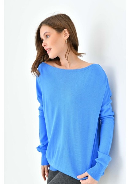 Kadın Kayik Yaka Triko