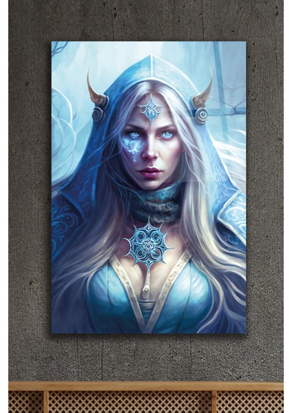 Buz Büyücüsü Cam Tablo