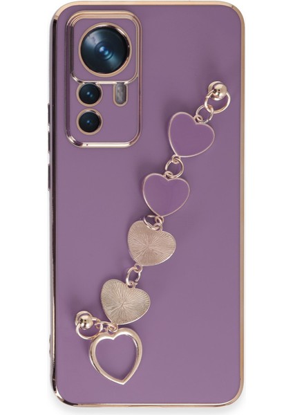 Xiaomi Mi 12T Pro Kılıf Esila Silikon - Mor 300099