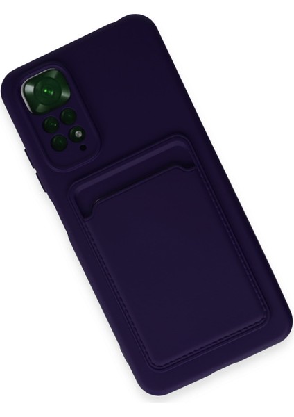 Xiaomi Redmi Note 11 Pro Kılıf Kelvin Kartvizitli Silikon - Derin Mor 300099 fiyatları