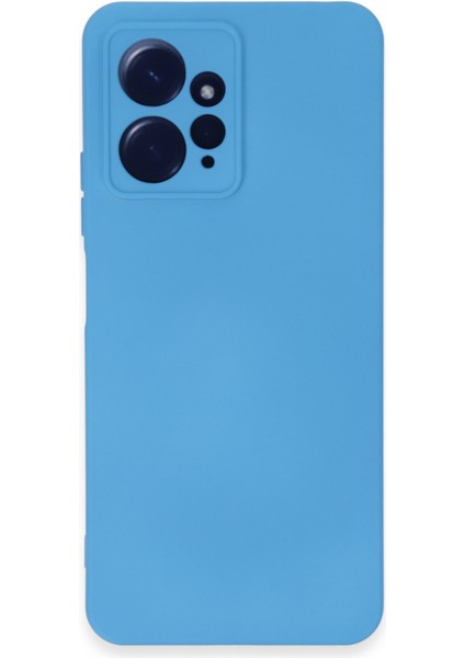 Xiaomi Redmi Note 12 4g Kılıf Nano Içi Kadife Silikon - Mavi 300099