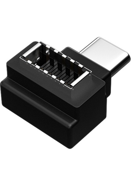 Tip-E Dişi - Tip-C Erkek Dönüştürücü USB 3.1 Ön Panel Başlığı Tip E - Tip-C Adaptör Fişi Dönüştürücü Bilgisayar (Yurt Dışından)