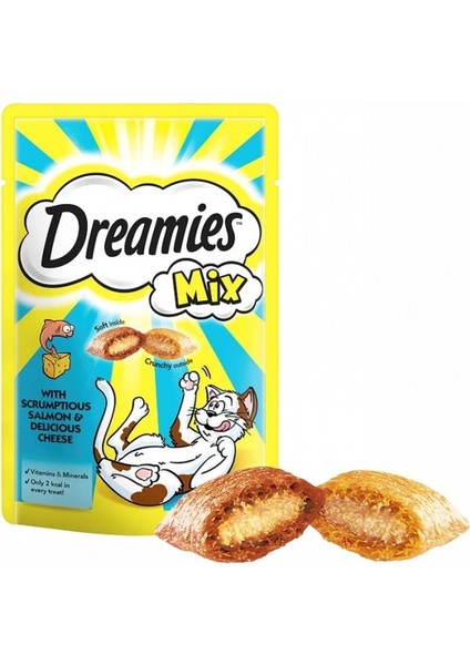Mix Kedi Ödül Maması Somon Balıklı ve Peynirli 60 gr