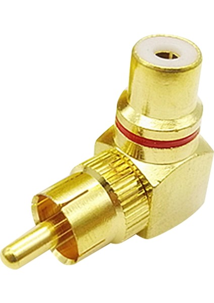 20 Paket Rca Dik Açı Adaptörü - 90 Derece Dişi - Erkek Altın Kaplama Konnektör (Yurt Dışından) indirimleri