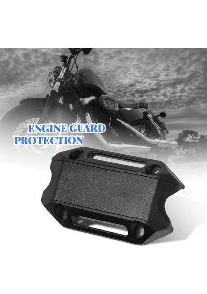 Motosiklet Motor Koruma Koruma Tampon Dekoratif Blok Modifiye 25MM Crash Bar R1200GS Lc Adv F700GS F800GS (Siyah) (Yurt Dışından) fiyatları