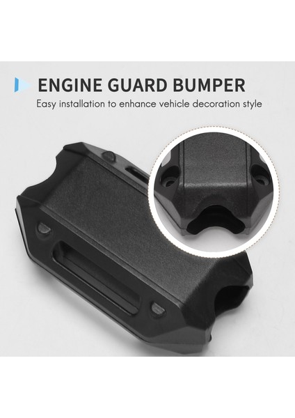 Motosiklet Motor Koruma Koruma Tampon Dekoratif Blok Modifiye 25MM Crash Bar R1200GS Lc Adv F700GS F800GS (Siyah) (Yurt Dışından) indirimleri