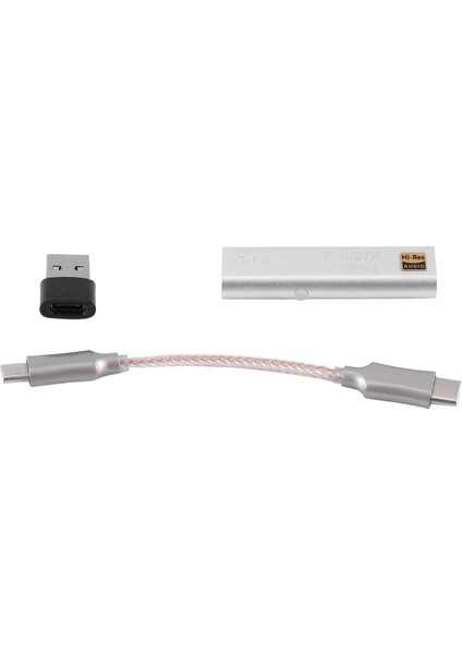 Tip C Ila 3.5 mm DSD256 Android Kulaklık Amplifikatörü Adaptörü Dac Taşınabilir USB Logic Hifi Ios WIN10 Pc Için (Yurt Dışından)