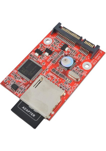 Mmc Sd Sdhc 2.0sata - Sd Yüksek Hızlı Adaptör Kartı Sd Kart - Sata Adaptörü HDD Güvenli Dijital Dönüşüm Adaptörü (Yurt Dışından)