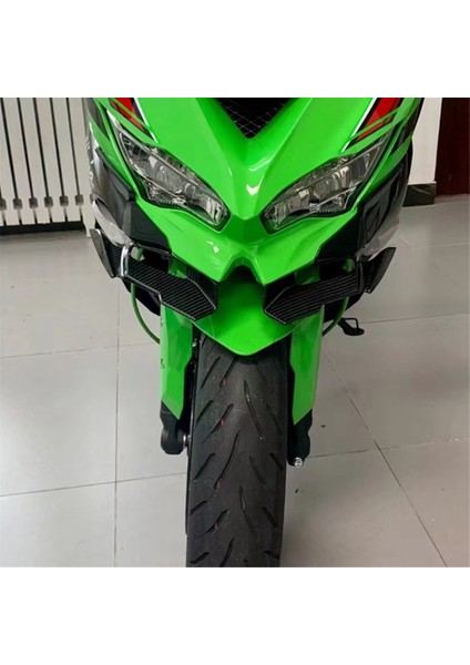 ZX4R -4rr ZX25R 2022-2024 Için Motosiklet Ön Kaporta Aerodinamik Kanatçıklar Kapak Koruma Muhafızları, C (Yurt Dışından)