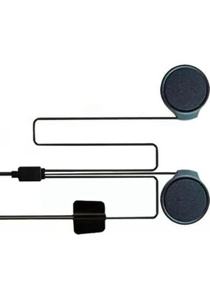Bluetooth 5.0 Kulaklık Motosiklet Kask Kulaklık Bt-22 Için Mic ile Kablosuz Kulaklık Handsfree (Sadece Bir Mikrofon) (Yurt Dışından)
