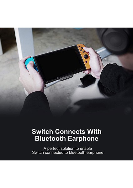 Bluetooth Adaptörü, Switch/lite Için 2'si 1 Arada Usb-C Ses Mikseri, Switch ve Akıllı Telefon Için Sesli Sesli Sohbeti Karıştırma (Yurt Dışından)