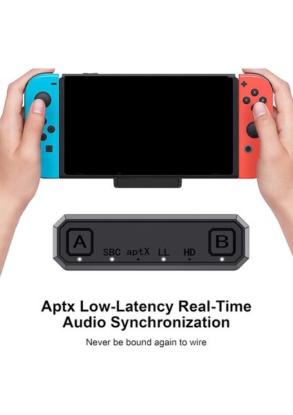 Bluetooth Adaptörü, Switch/lite Için 2'si 1 Arada Usb-C Ses Mikseri, Switch ve Akıllı Telefon Için Sesli Sesli Sohbeti Karıştırma (Yurt Dışından)