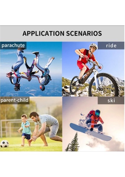 Mini Kamera 1080P Hd Kafaya Monte Manyetik Dv Spor Kamera Kask Bisiklet Eylem Anti-Sarsıntı (Yurt Dışından)