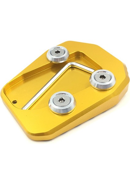Mt-09 2013-2017 Motosiklet Cnc Yan Kickstand Standı Uzatma Plakası Motosiklet Desteği Patinaj Blok Siyah (Yurt Dışından)