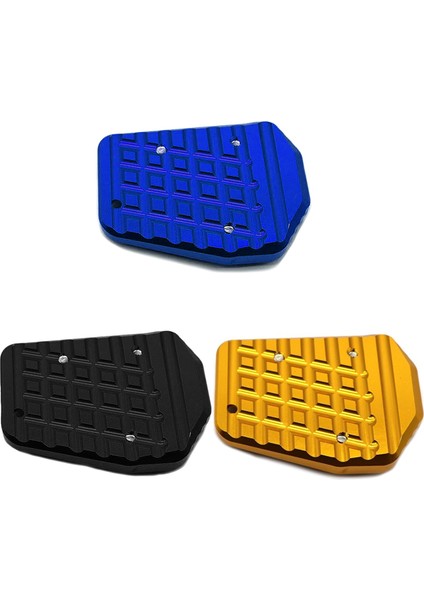 Mt-09 2013-2017 Motosiklet Cnc Yan Kickstand Standı Uzatma Plakası Motosiklet Desteği Patinaj Blok Siyah (Yurt Dışından)