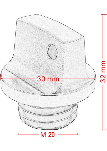 M20X2.5 Motosiklet Karter Kapağı Cnc Motor Yağı Dolum Vidası Kapak Fişi FZ09 MT09TRACER FJ09 TMAX500 A (Yurt Dışından) fırsatları