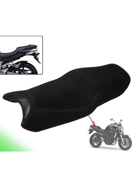 Motosiklet Koltuk Minderi Örtüsü Koruma Koruması Nefes Örgü Fz6 FZ6N FZ6S Fz 6n 6s 2006 (Yurt Dışından)