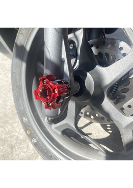PCX150 160 ADV150 Motosiklet Ön Çatal Tekerlek Susturucu Koruma Çerçevesi Kaydırıcı Anti Crash Koruyucu, Altın (Yurt Dışından) fırsatları