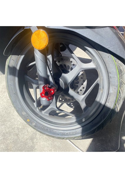 PCX150 160 ADV150 Motosiklet Ön Çatal Tekerlek Susturucu Koruma Çerçevesi Kaydırıcı Anti Crash Koruyucu, Altın (Yurt Dışından) indirimleri