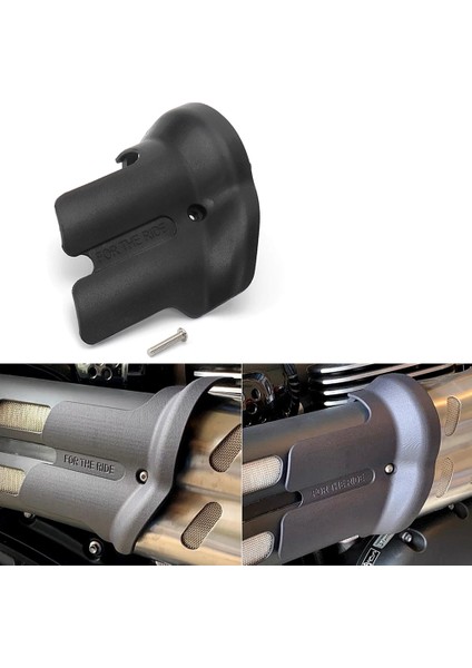 Motosiklet Kavisli Egzoz Susturucu Boru Isı Kalkanı Yüzey Koruma Aksesuarları Scrambler Scrambler 1200 (Yurt Dışından) modelleri