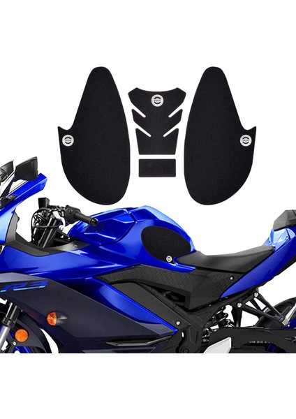 Yzf R3 2019-2022 Için Motosiklet Tankı Pedleri Sapları Çıkartması Diz Yan Yakıt (Yurt Dışından)
