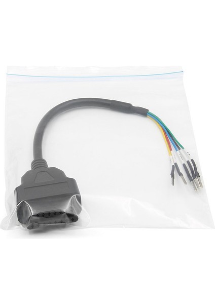 16 Pin Obd Obd2 Dişi K Hattı Can Hattı Jumper Test Cihazı Konnektörü Araç Teşhis Uzatma Kablo Kordonu Pigtail (Yurt Dışından)