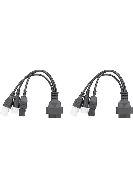 3pin / 4pin 6pin Obd Kablosu Için Obd2 3'ü 1 Arada Fiş Adaptörü (Yurt Dışından)