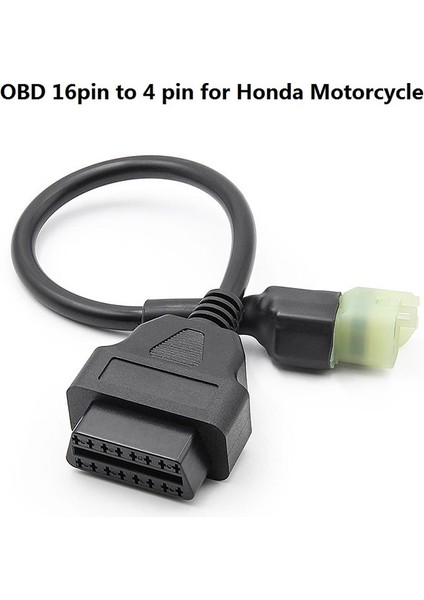 Obd2 Ila 4 Pinli Teşhis Adaptör Kablosu Motosiklet Arıza Tespit Parçaları Motosikletler Için (Yurt Dışından)