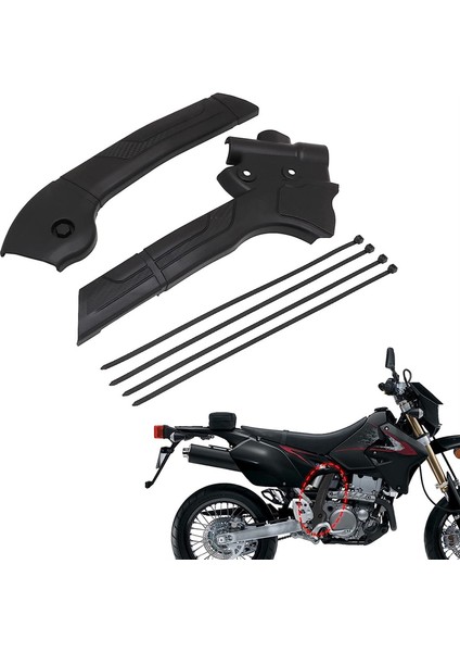 DRZ400 Için Motosiklet Çerçeve Koruma Kapağı Koruyucusu, Siyah (Yurt Dışından)