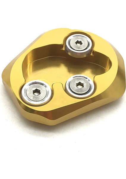 Yzfr6 17-19 Gold Için Kickstand Ayak Yan Uzatma Ped Plakası (Yurt Dışından)