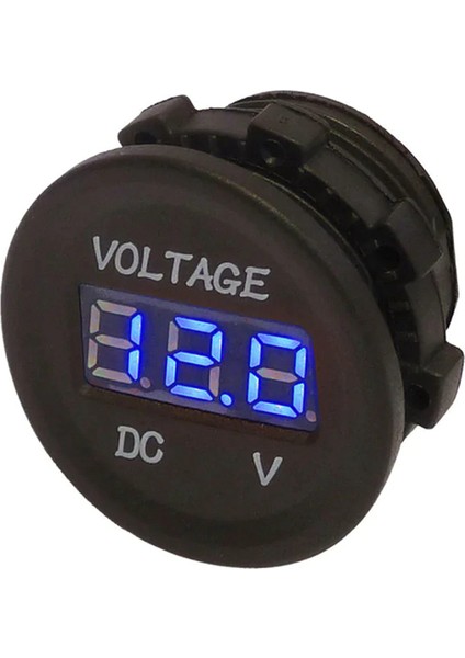 Tekne Uck Mavi Için Dc 12V LED Panel Dijital Gerilim Ölçer Ekranı (Yurt Dışından)