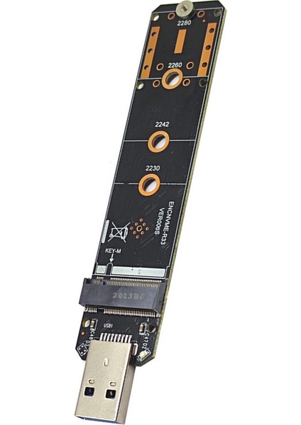 M.2 Nvme Ssd'den Usb3.2 Gen2 10GBPS Adaptörüne M.2 Nvme SSD Adaptörü (Yurt Dışından)
