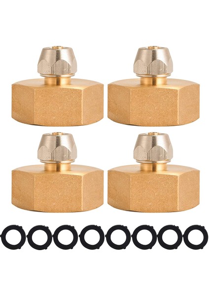 Bahçe Hortumu Adaptörü, 3/4 Inç Dişi Ght - 1/4 Inç Sulama (Yurt Dışından)