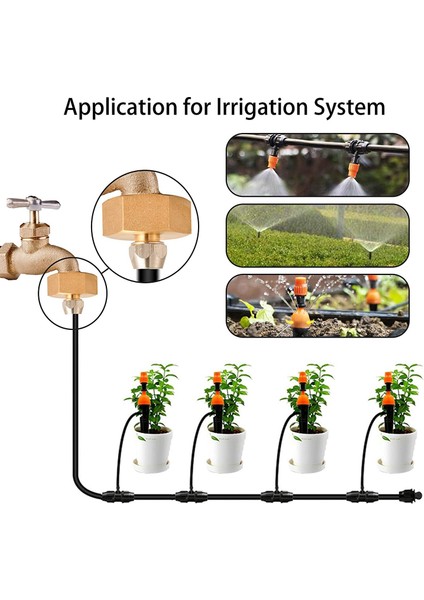 Bahçe Hortumu Adaptörü, 3/4 Inç Dişi Ght - 1/4 Inç Sulama (Yurt Dışından) fiyatları