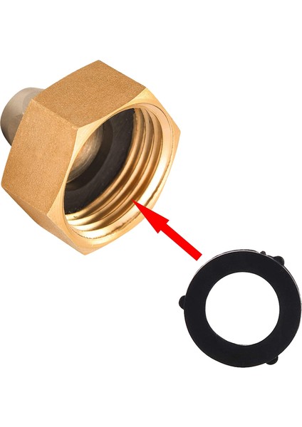 Bahçe Hortumu Adaptörü, 3/4 Inç Dişi Ght - 1/4 Inç Sulama (Yurt Dışından) fırsatları